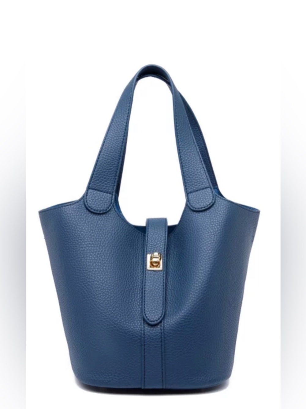NWT Navy Bucket Bag - Picotin-ish